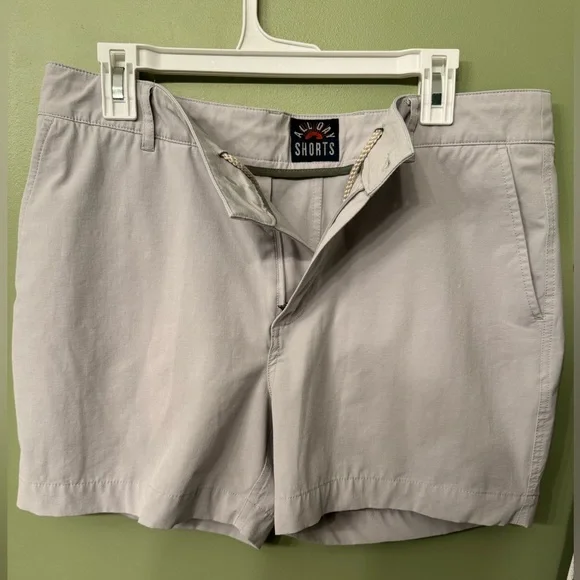 Faherty All Day Shorts. (5’’) - Stone - Picture 3 of 4